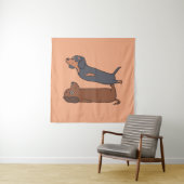 Tenture Dachshund couverture|Dachshund Mama Funny|Dachshun (En situation)