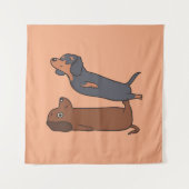 Tenture Dachshund couverture|Dachshund Mama Funny|Dachshun (Devant)