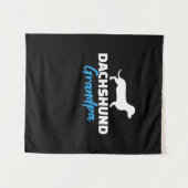 Tenture Dachshund Grand-père (Devant (Horizontal))