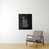 Tenture Dachshund obsessionnel (En situation)