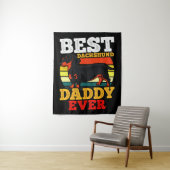 Tenture Dachshund Papa Retro (En situation)