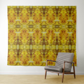 Tenture Daffodil Ikat Zen (En situation (horizontale))