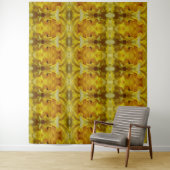 Tenture Daffodil Ikat Zen (En situation)