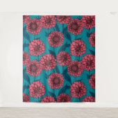 Tenture Dahlias (Devant)