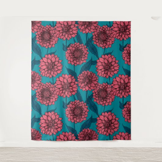 Tenture Dahlias (Devant)