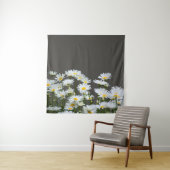 Tenture Daisies on Grey (En situation)