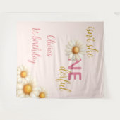 Tenture Daisy 1st Birthday Backdrop Isn't She ONEderful  (Devant (Horizontal))