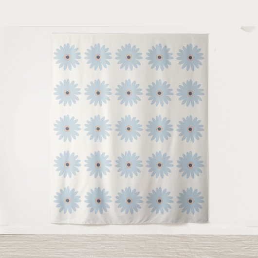 Tenture Daisy bleu clair (Devant)