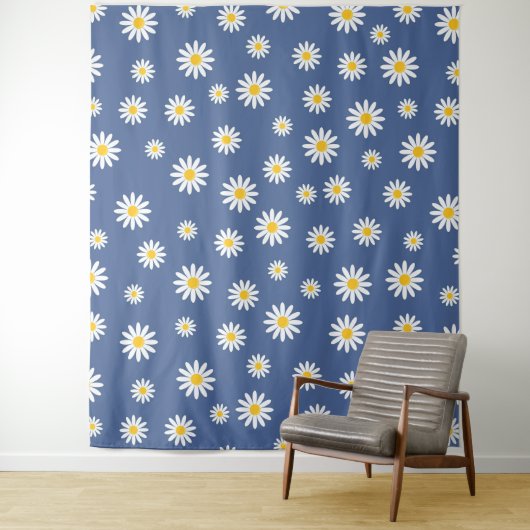 Tenture Daisy Meadows Blue (En situation)