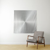 Tenture Dalles circulaires métal fer (En situation (horizontale))