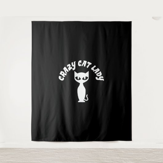 Tenture Dame du Crazy Cat (Devant)