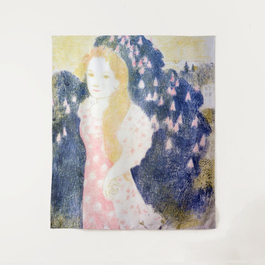 Tenture Dame en Robe rose, Maurice Denis (Devant)