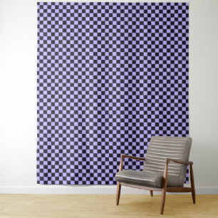 Tenture Damier lilas français
