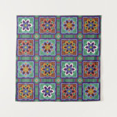 Tenture Dan-cheong. Art du temple traditionnel coréen.danc (Devant (Horizontal))