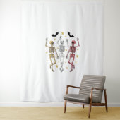Tenture Dancing Skeleton Halloween (En situation)