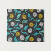 Tenture Dandelion de printemps Fleurs et design Feuille (Devant (Horizontal))