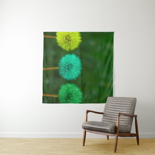 Tenture Dandelion multicolore (En situation (horizontale))