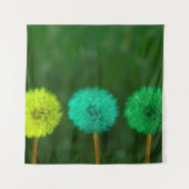 Tenture Dandelion multicolore (Devant)
