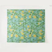 Tenture Dandelions, vert, jaune et bleu (Devant (Horizontal))
