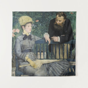 Tenture Dans la serre Edouard Manet
