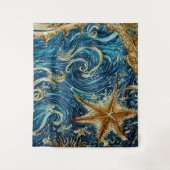 Tenture Dans le bleu profond (Devant)