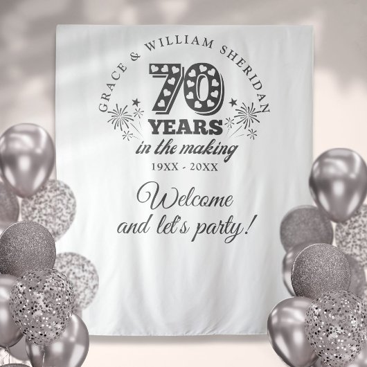 Tenture Dans le cadre du 70e anniversaire de la fondation