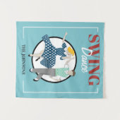 Tenture Danse à voile (Devant (Horizontal))