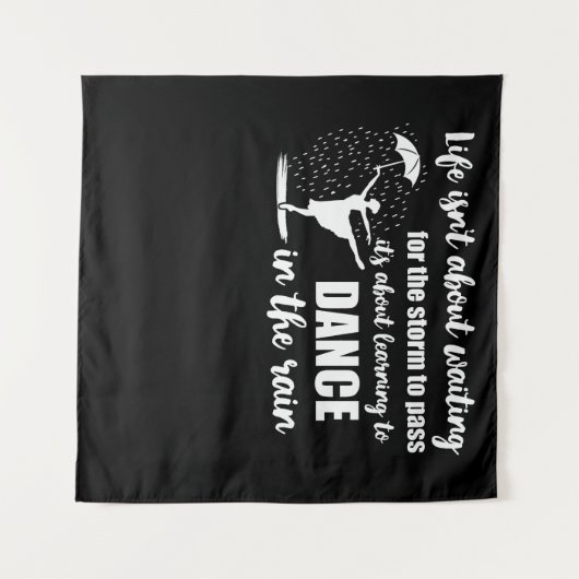 Tenture Danse Dans La Pluie (Devant (Horizontal))