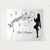 Tenture Danse en haut de la scène sur mesure (Devant (Horizontal))