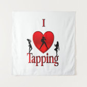 Tenture Danse I Heart Tap (Devant (Horizontal))