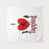 Tenture Danse I Heart Tap (Devant)