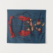 Tenture Danseurs de ventre tribaux de l'ATS (Devant (Horizontal))