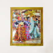 Tenture Danseurs du Festival mexicain de Ceviche 2549 (Devant)