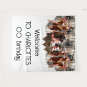 Tenture Danseuses à flapper Gatsby dans les années 1920 (Devant (Horizontal))