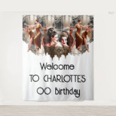 Tenture Danseuses à flapper Gatsby dans les années 1920 (Devant)