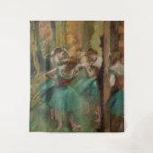 Tenture Danseuses, Pink and Green Edgar Degas (Devant)