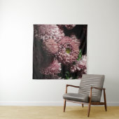 Tenture Dark Moody Botanicals : Asters roses (En situation (horizontale))