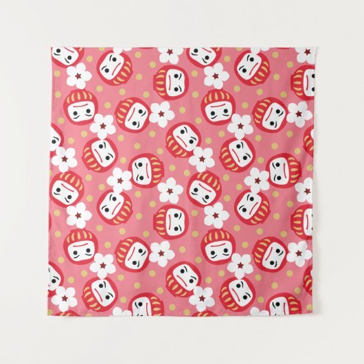 Tenture Daruma (Devant (Horizontal))