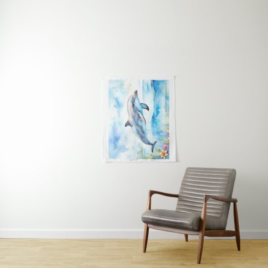 Tenture Dauphin (En situation)