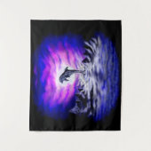 Tenture Dauphin clair de lune (Devant)