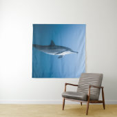 Tenture Dauphin de mer mignonne (En situation (horizontale))