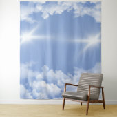 Tenture de beaux nuages (En situation)