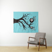 Tenture De dessin étrange d'encre de monstre d'arbre (En situation (horizontale))