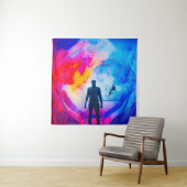 Tenture Debout dans les couleurs (En situation)