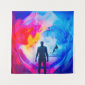 Tenture Debout dans les couleurs (Devant)