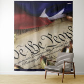 Tenture Déclaration d'indépendance (En situation)