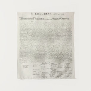 Tenture Déclaration d'indépendance