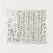 Tenture Déclaration d'indépendance  (Devant (Horizontal))