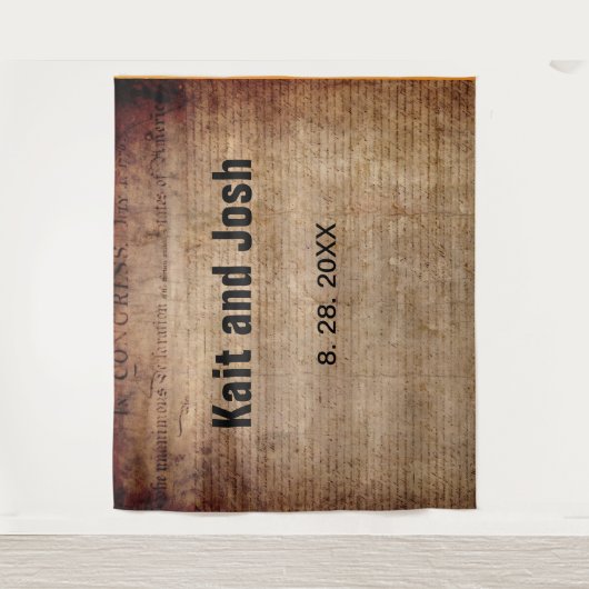 Tenture Déclaration d'indépendance 📜 Historique 1776 (Devant)