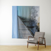 Tenture Déclencher des vagues sur la conception des quais (En situation)